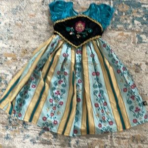 Frozen inspired Anna dress size 1-3 years by little adventures.